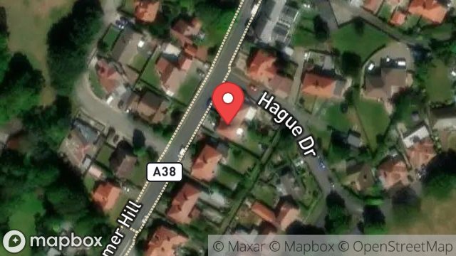 Map showing 56, SUMMERHILL ROAD, ONCHAN, ISLE OF MAN, IM3 1NF