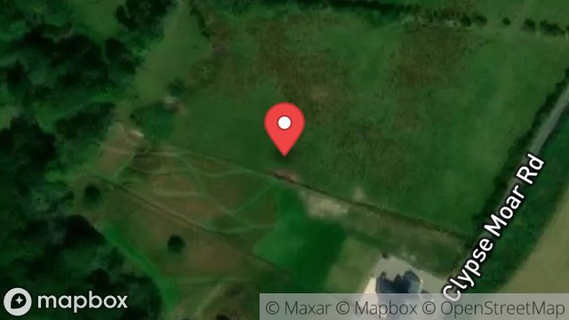 Map showing FIELD 534183, CLYPSE, ONCHAN, ISLE OF MAN, IM4 5BF
