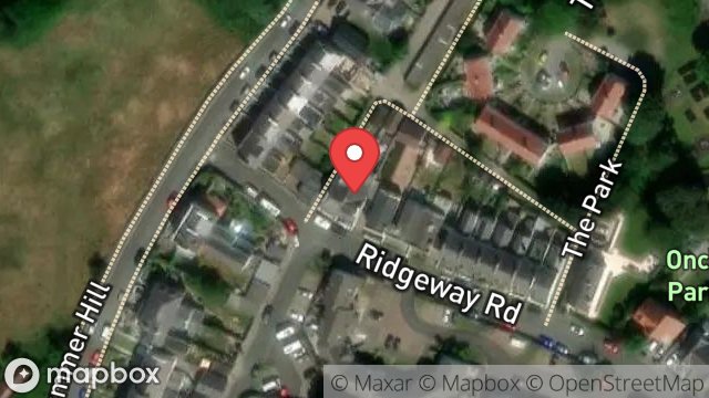 Map showing 3, RIDGEWAY ROAD, ONCHAN, ISLE OF MAN, IM3 1HT