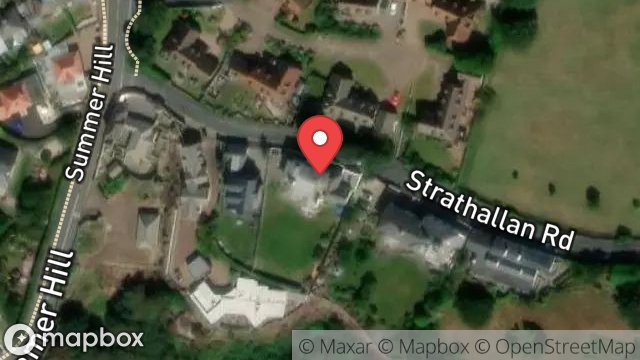 Map showing STRATHALLAN CLIFF, STRATHALLAN ROAD, ONCHAN, ISLE OF MAN, IM3 1NN