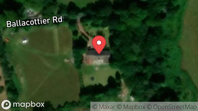 Map showing LA SERENE, BALLACOTTIER ROAD, ONCHAN, ISLE OF MAN, IM4 5BQ