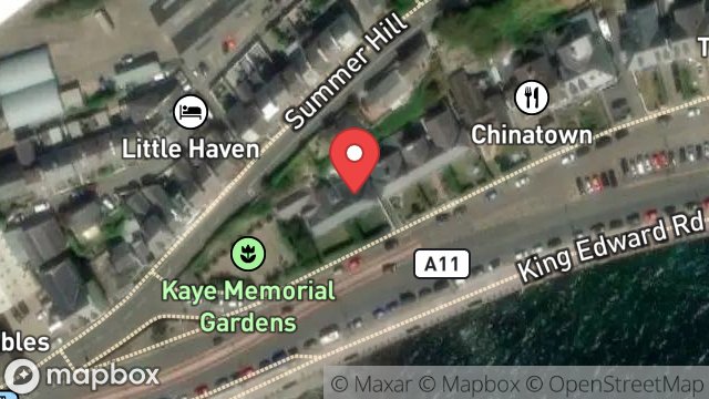 Map showing 2, STRATHALLAN CRESCENT, DOUGLAS, ISLE OF MAN, IM2 4NR