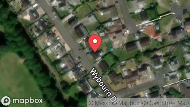 Map showing 7, WYBOURN DRIVE, ONCHAN, ISLE OF MAN, IM3 4AA