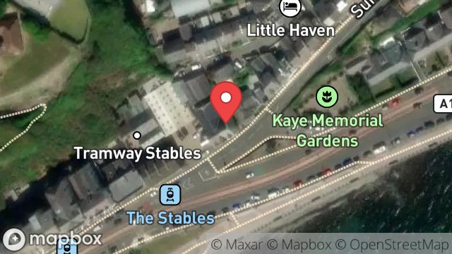 Map showing SHOP, 2, SOUTHVIEW, QUEENS PROMENADE, DOUGLAS, ISLE OF MAN, IM2 4NP