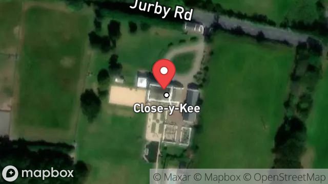 Map showing AMISFIELD STABLES, ST. JUDES, ISLE OF MAN, IM7 2EW