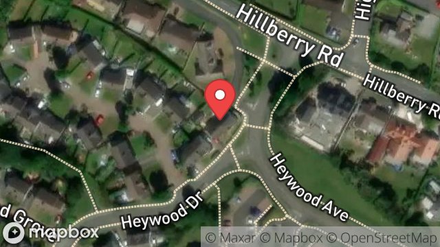 Map showing 6, HEYWOOD DRIVE, ONCHAN, ISLE OF MAN, IM3 3AD