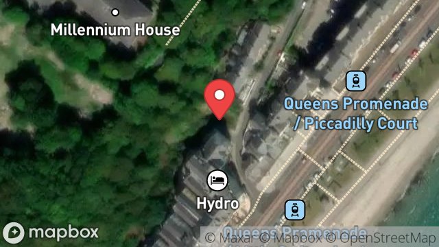 Map showing FORMER SITE OF CLIFF LODGE, SWITZERLAND ROAD, DOUGLAS, ISLE OF MAN, IM2 4NF