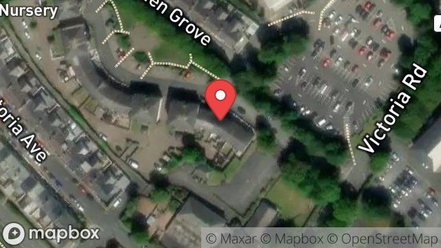 Map showing 24, LINDEN GARDENS, DOUGLAS, ISLE OF MAN, IM2 6AB