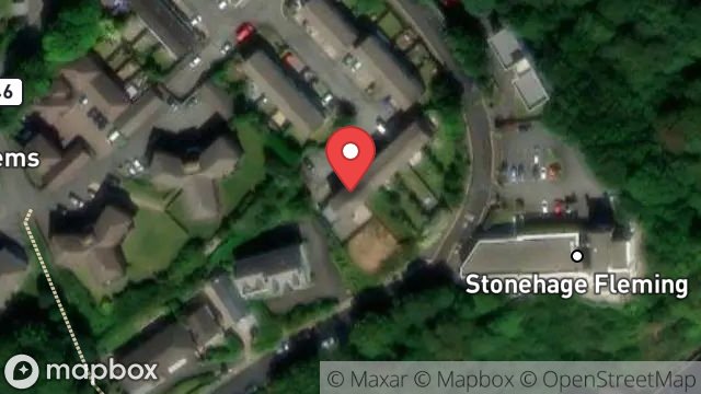 Map showing 25, FALCON CLIFF COURT, DOUGLAS, ISLE OF MAN, IM2 4AH