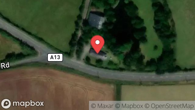 Map showing BUNGALOW, WEST CRAIG FARM, ST JUDES ROAD, WEST CRAIG, RAMSEY, ISLE OF MAN, IM7 3BY
