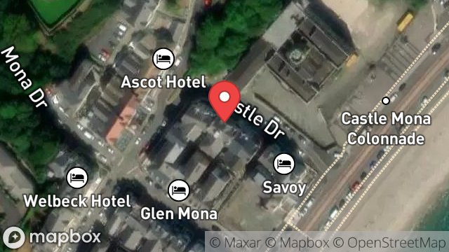 Map showing ATHOLVILLE, 3-4, CASTLE DRIVE, DOUGLAS, ISLE OF MAN, IM2 4LX