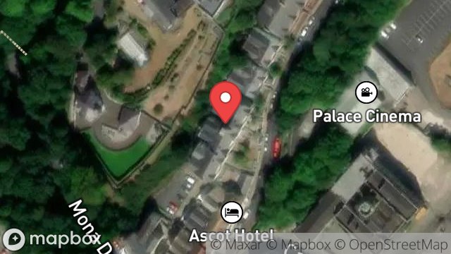 Map showing 12, EMPIRE TERRACE, DOUGLAS, ISLE OF MAN, IM2 4LE