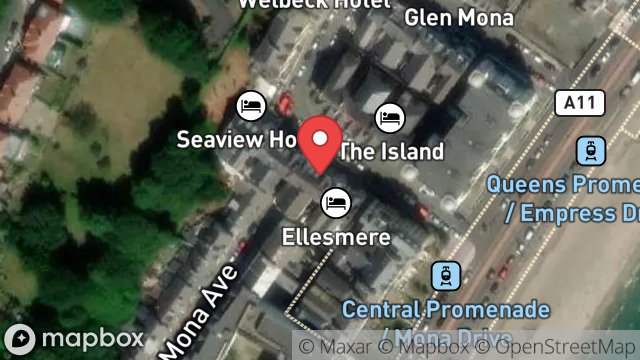Map showing GLENFABA, 5, EMPRESS DRIVE, DOUGLAS, ISLE OF MAN, IM2 4LQ