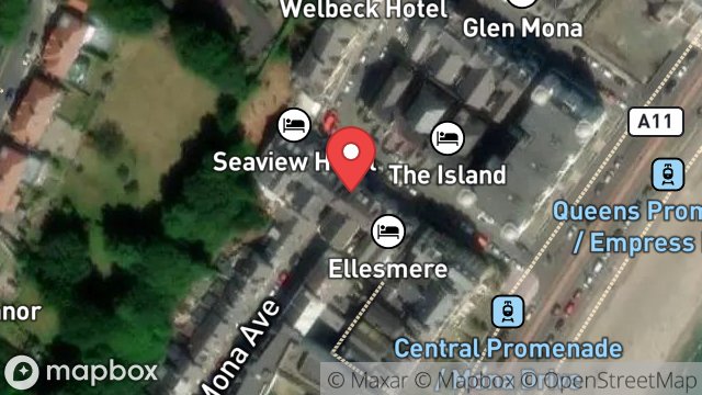 Map showing FAIRFIELD, 7, EMPRESS DRIVE, DOUGLAS, ISLE OF MAN, IM2 4LQ