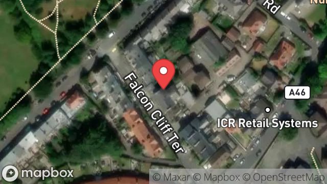 Map showing 5, FALCON CLIFF TERRACE, DOUGLAS, ISLE OF MAN, IM2 4AU