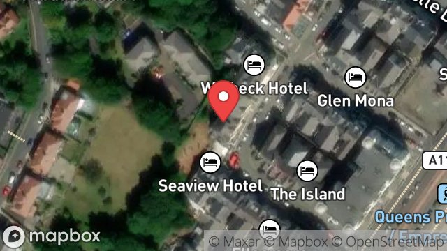 Map showing WAVECREST, 12, EMPRESS DRIVE, DOUGLAS, ISLE OF MAN, IM2 4LQ