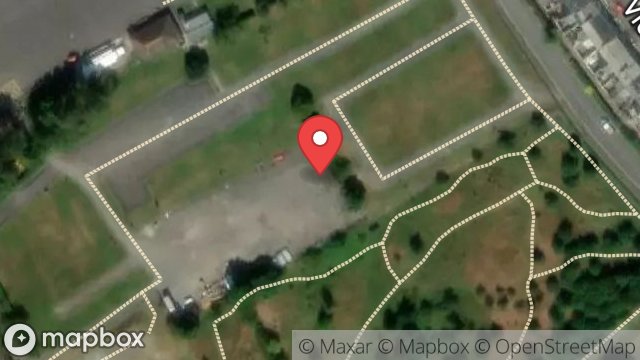 Map showing HARDSTANDING TO REAR OF GRANDSTAND, NOBLES PARK, DOUGLAS, ISLE OF MAN, IM2 4AP