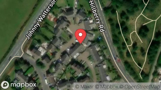 Map showing 12, HONEYSUCKLE LANE, DOUGLAS, ISLE OF MAN, IM2 7DY