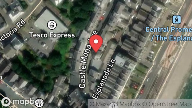 Map showing 16, CASTLEMONA AVENUE, DOUGLAS, ISLE OF MAN, IM2 4EH
