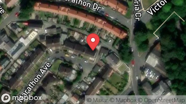 Map showing 33, MARATHON AVENUE, DOUGLAS, ISLE OF MAN, IM2 4JB