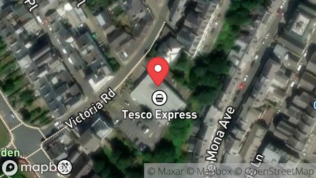Map showing WINERITE, VICTORIA ROAD, DOUGLAS, ISLE OF MAN, IM2 4EZ