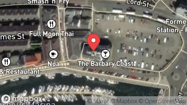 Map showing DOUGLAS HOTEL, 48, NORTH QUAY, DOUGLAS, ISLE OF MAN, IM1 4LA