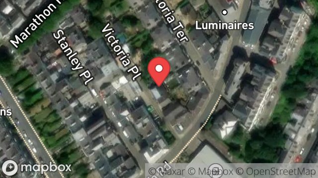 Map showing 2A, VICTORIA PLACE, DOUGLAS, ISLE OF MAN, IM2 4ET
