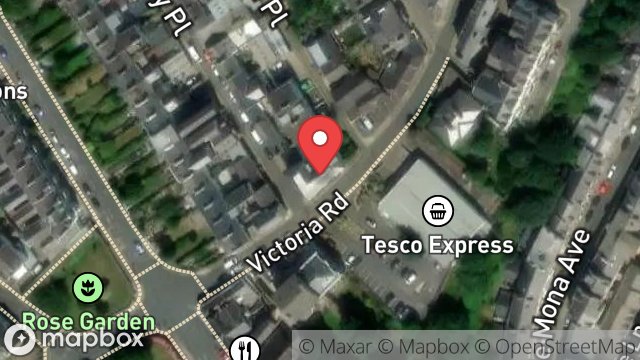 Map showing 3/5, VICTORIA ROAD, DOUGLAS, ISLE OF MAN, IM2 4EY
