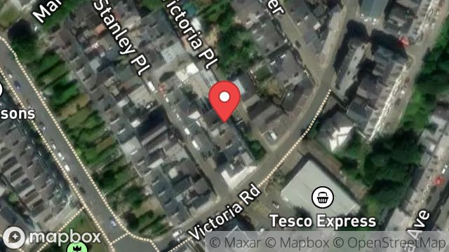 Map showing 4, VICTORIA PLACE, DOUGLAS, ISLE OF MAN, IM2 4ET