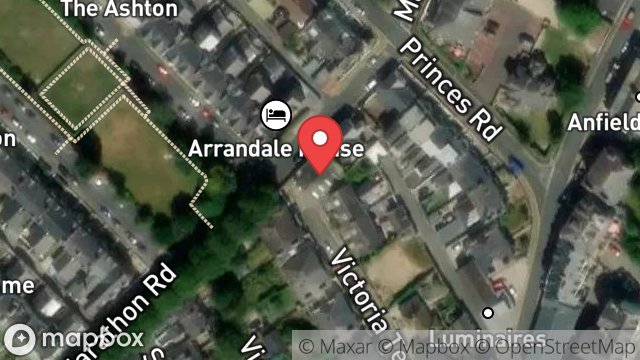 Map showing GARAGE, 21, VICTORIA TERRACE, DOUGLAS, ISLE OF MAN, IM2 4EX