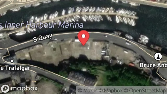 Map showing FACTORY AND PREMISES, SOUTH QUAY, DOUGLAS, ISLE OF MAN, IM1 5AX