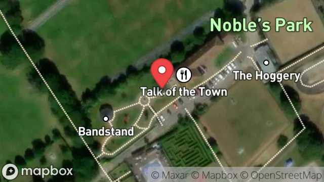 Map showing NOBLES PARK, DOUGLAS, ISLE OF MAN, IM2 4BD