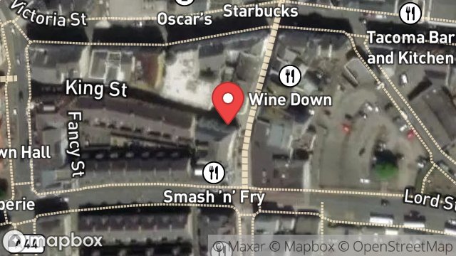 Map showing CAMEO HOUSE, 19, DUKE STREET, DOUGLAS, ISLE OF MAN, IM1 2BB