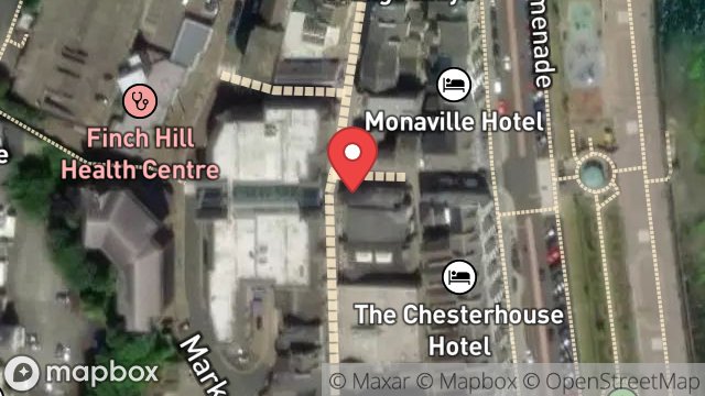Map showing GADGET MANN, 92, STRAND STREET, DOUGLAS, ISLE OF MAN, IM1 2EP