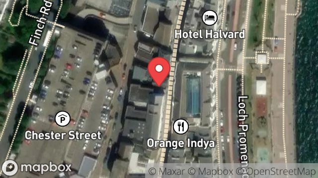 Map showing 31, CASTLE STREET, DOUGLAS, ISLE OF MAN, IM1 2EX
