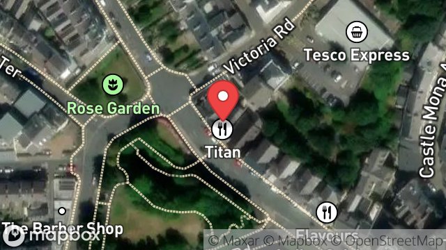 Map showing FLAT 1, 42, BROADWAY, DOUGLAS, ISLE OF MAN, IM2 4EW