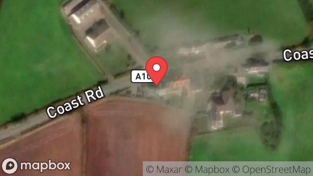Map showing LHEN GARAGE, THE LHEN, ANDREAS, ISLE OF MAN, IM7 3EH