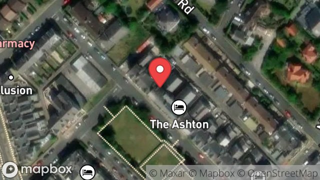 Map showing 25, HUTCHINSON SQUARE, DOUGLAS, ISLE OF MAN, IM2 4HP
