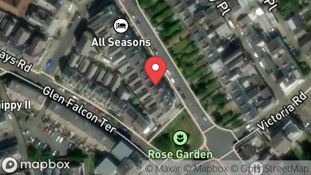 Map showing 3, CLIFTON TERRACE, DOUGLAS, ISLE OF MAN, IM2 3HU