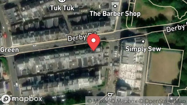 Map showing 5, DERBY ROAD, DOUGLAS, ISLE OF MAN, IM2 3ES