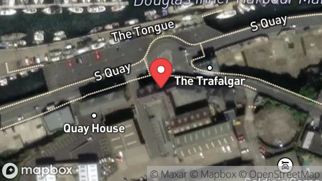 Map showing GROUND FLOOR OFFICE, MURDOCH HOUSE, SOUTH QUAY, DOUGLAS, ISLE OF MAN, IM1 5AS