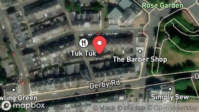 Map showing KATIES COTTAGE FLAT THE LANE REAR OF, FALCON STREET, DOUGLAS, ISLE OF MAN, IM2 3EZ