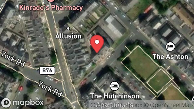Map showing 18, HUTCHINSON SQUARE, DOUGLAS, ISLE OF MAN, IM2 4HS