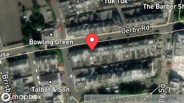 Map showing 27, DERBY ROAD, DOUGLAS, ISLE OF MAN, IM2 3ES