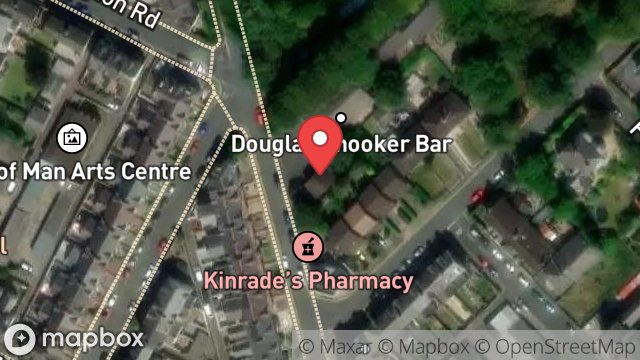 Map showing TRAIGH LI, BALLAQUAYLE ROAD, DOUGLAS, ISLE OF MAN, IM2 5DF