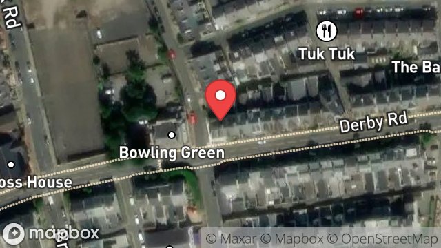 Map showing 32, DERBY ROAD, DOUGLAS, ISLE OF MAN, IM2 3ET
