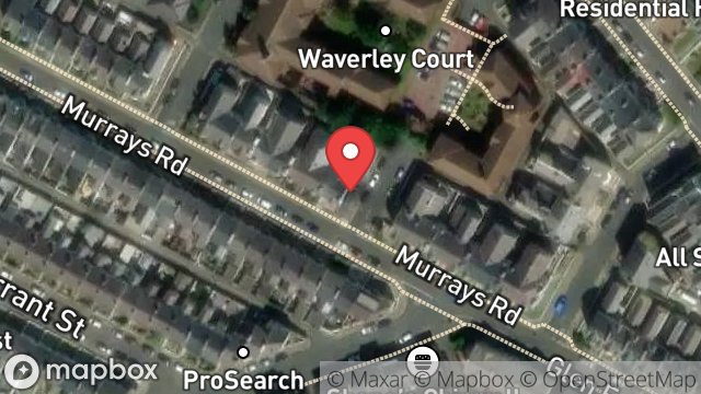Map showing SHOP, 38, MURRAYS ROAD, DOUGLAS, ISLE OF MAN, IM2 3HW