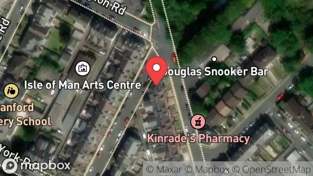 Map showing 17, CROSBY TERRACE, DOUGLAS, ISLE OF MAN, IM2 5DG
