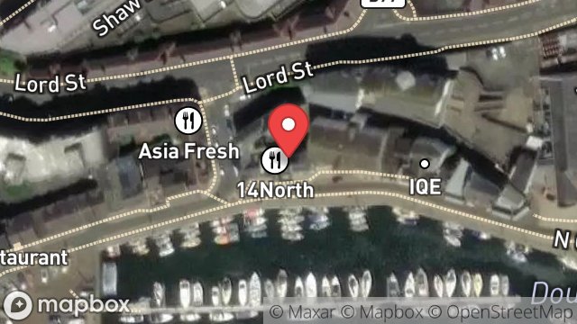 Map showing 15, NORTH QUAY, DOUGLAS, ISLE OF MAN, IM1 4LE