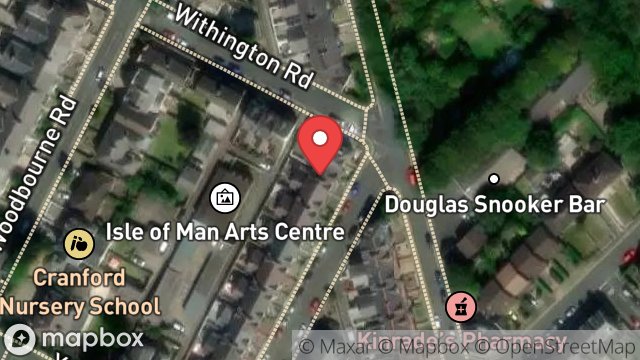 Map showing 35, PALATINE ROAD, DOUGLAS, ISLE OF MAN, IM2 3BQ